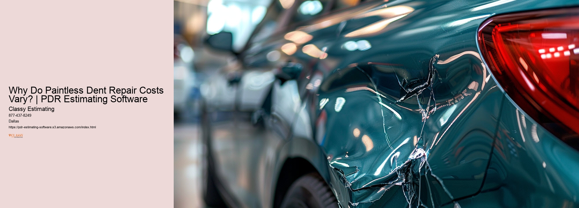 Why Do Paintless Dent Repair Costs Vary?